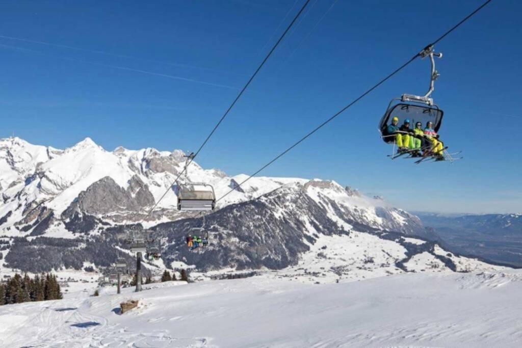Beautiful Chalet On The Piste In Swiss Alps Alt St. Johann Exterior photo