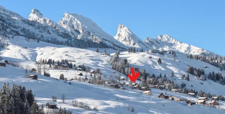 Beautiful Chalet On The Piste In Swiss Alps Alt St. Johann Exterior photo